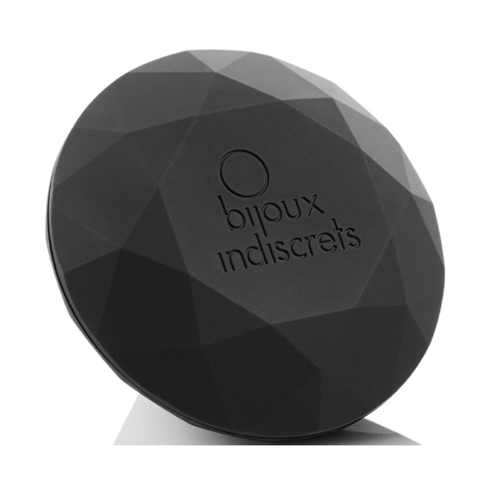 Вібратор для клітора Bijoux Indiscrets Diamond у формі алмазу, чорний, 6,5 см