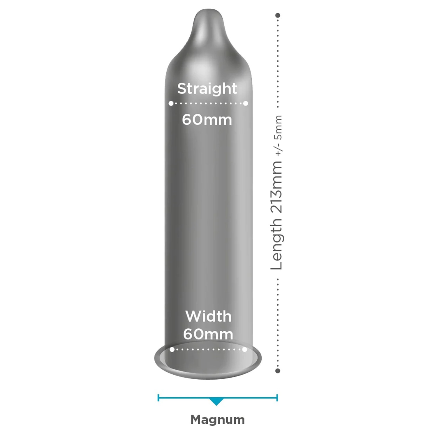 Презервативи великого розміру EXS Magnum LARGE веганські (ціна за 5 шт.)