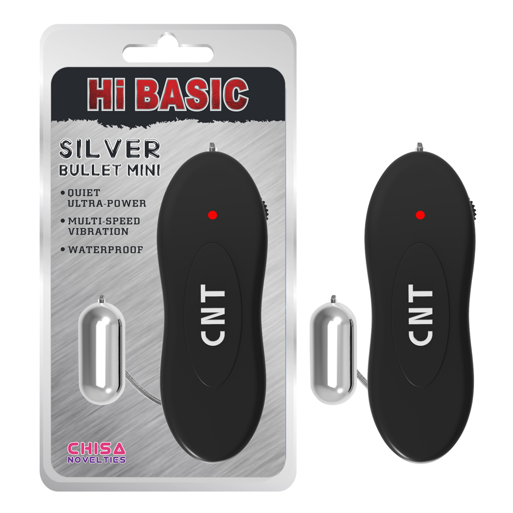 Віброкуля на пульті керування Chisa Hi-Basic Silver Bullet Mini, срібляста