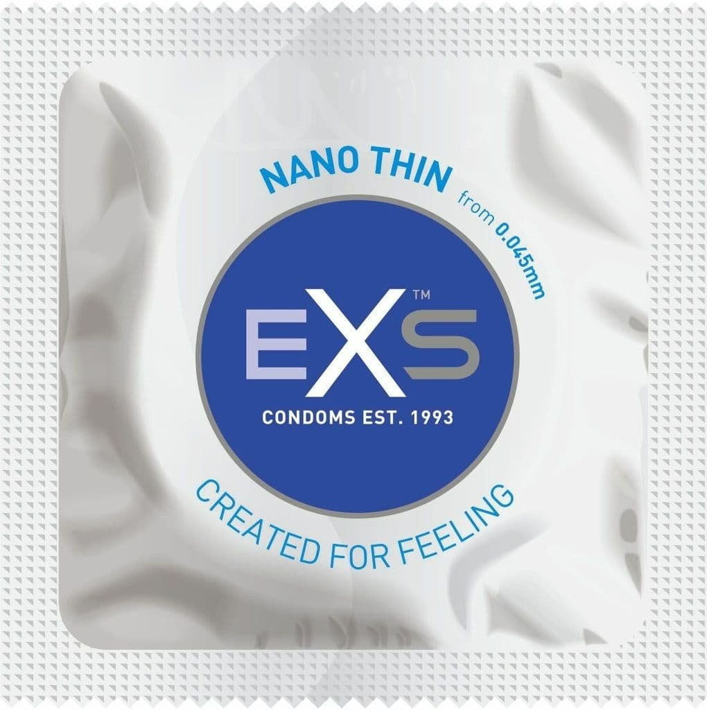 Презервативы ультратонкие из латекса EXS Nano Thin веганские (цена за упаковку, 12 шт.)