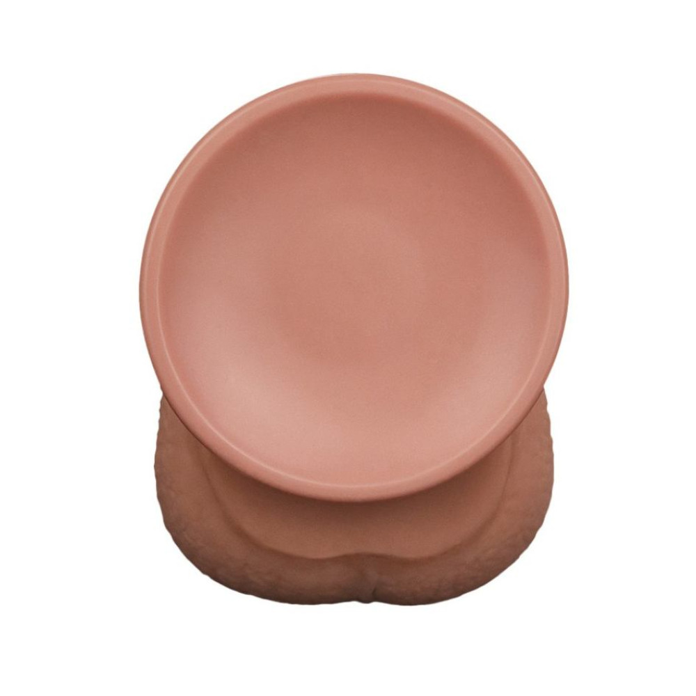 Фалоімітатор реалістичний гігант Lovetoy, бежевий, 34 × 6,2 см