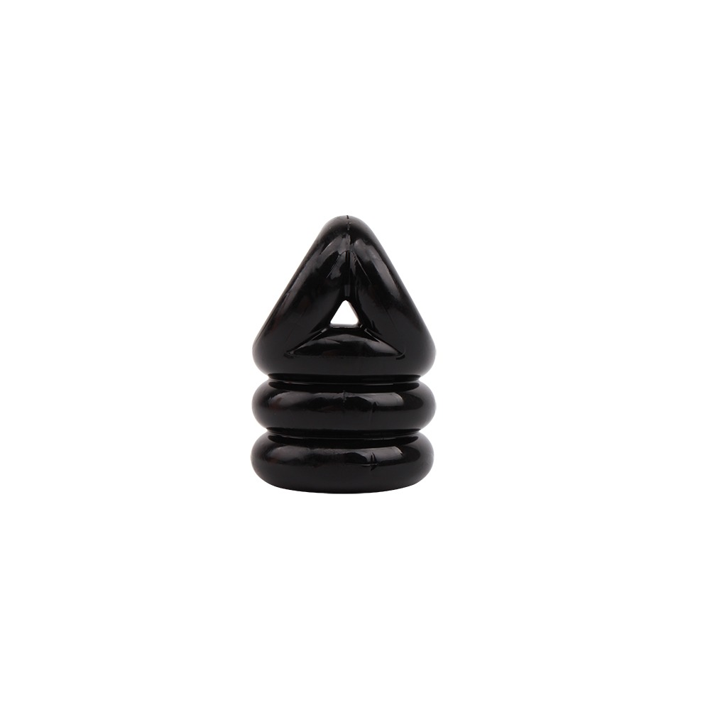 Ерекційне кільце Chisa GK Power Triangle++ Ring з утяжкою на мошонку, чорне