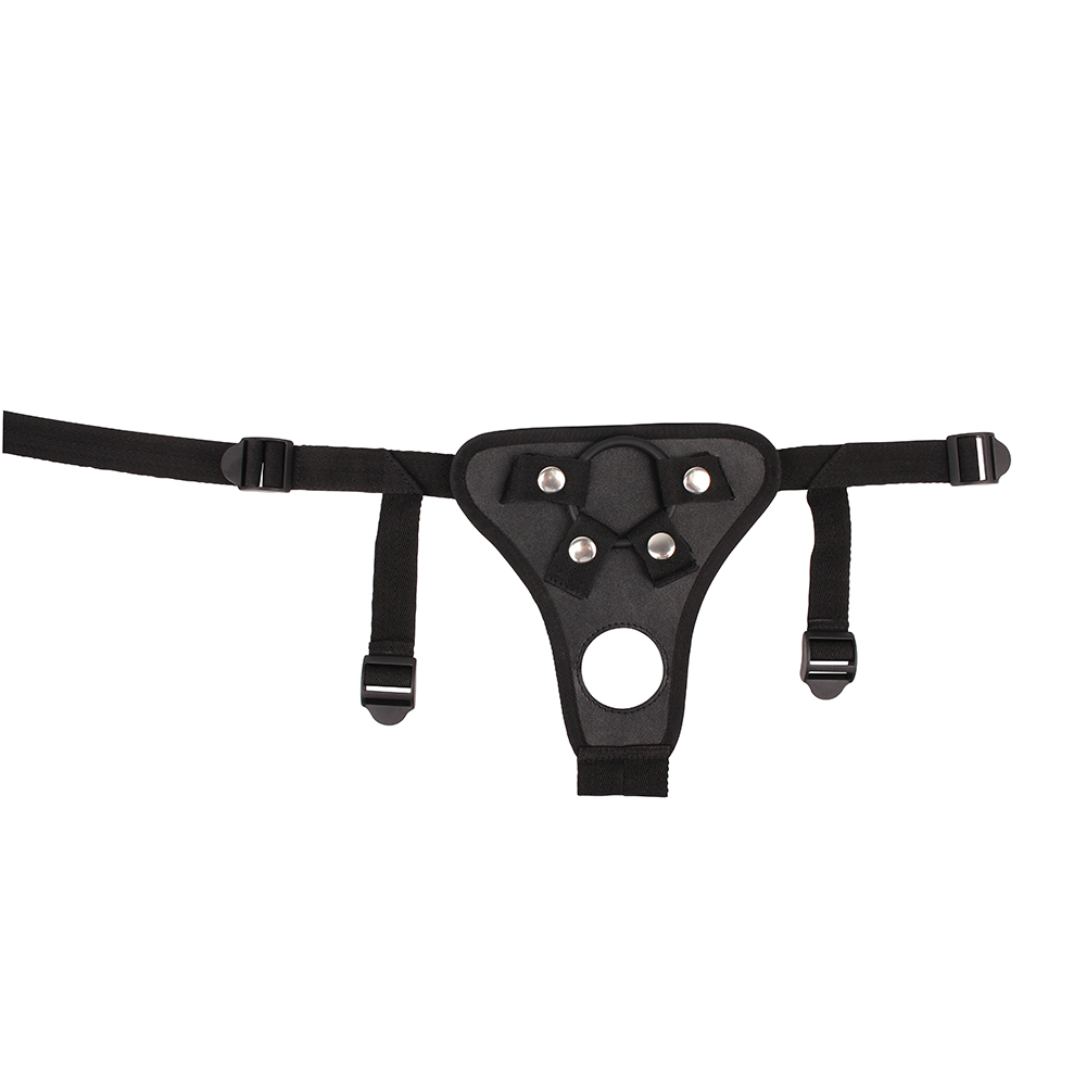 Трусики для страпона Chisa R.G.B Double Extensions Harness, черные