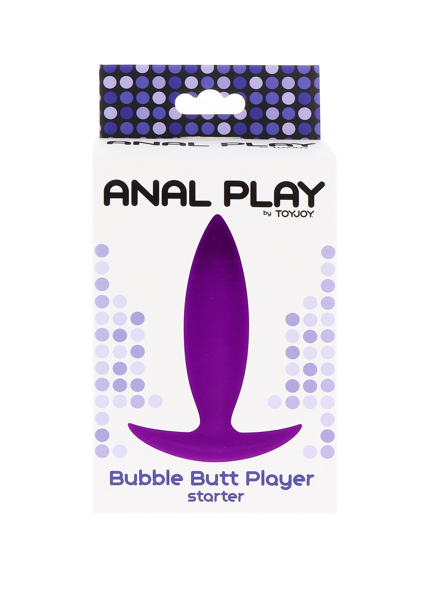 Анальна пробка Toy Joy Anal Play Bubble Butt Player Starter пурпурний, 10х2,5 см