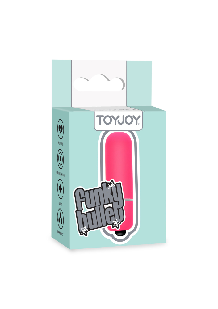 Віброкуля Funky Bullet, рожева, 5.5 х 1.5 см