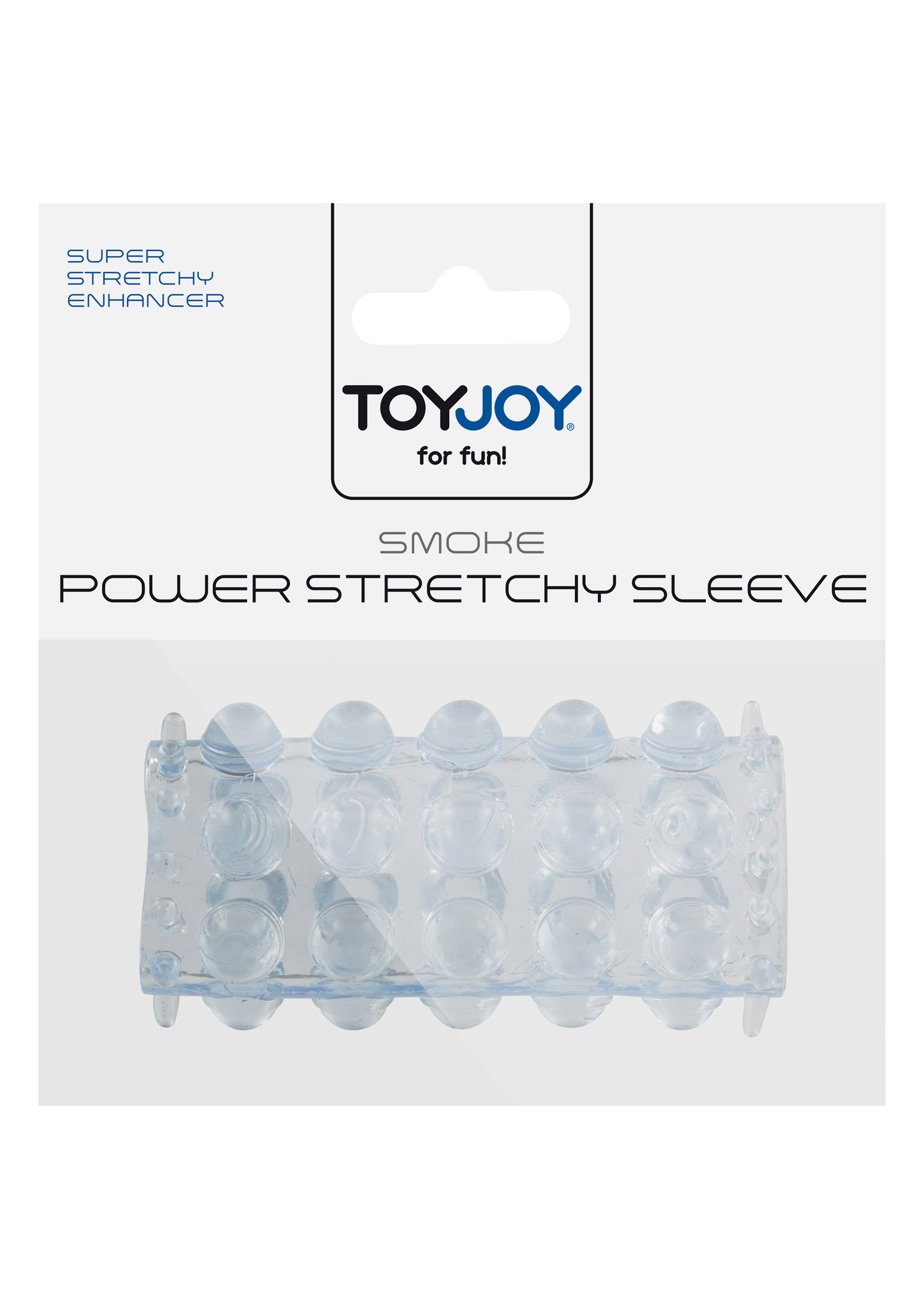 Насадка на пеніс Toy Joy, рельєфна, блакитна, 6.5 х 2 см