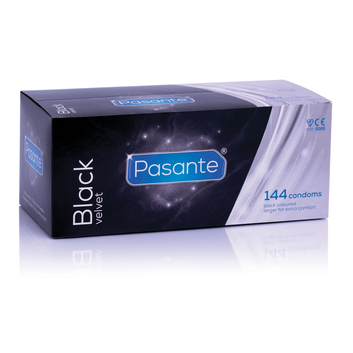 Презервативи чорного кольору Pasante Black Velvet латексні (ціна за упаковку, 144 шт.)