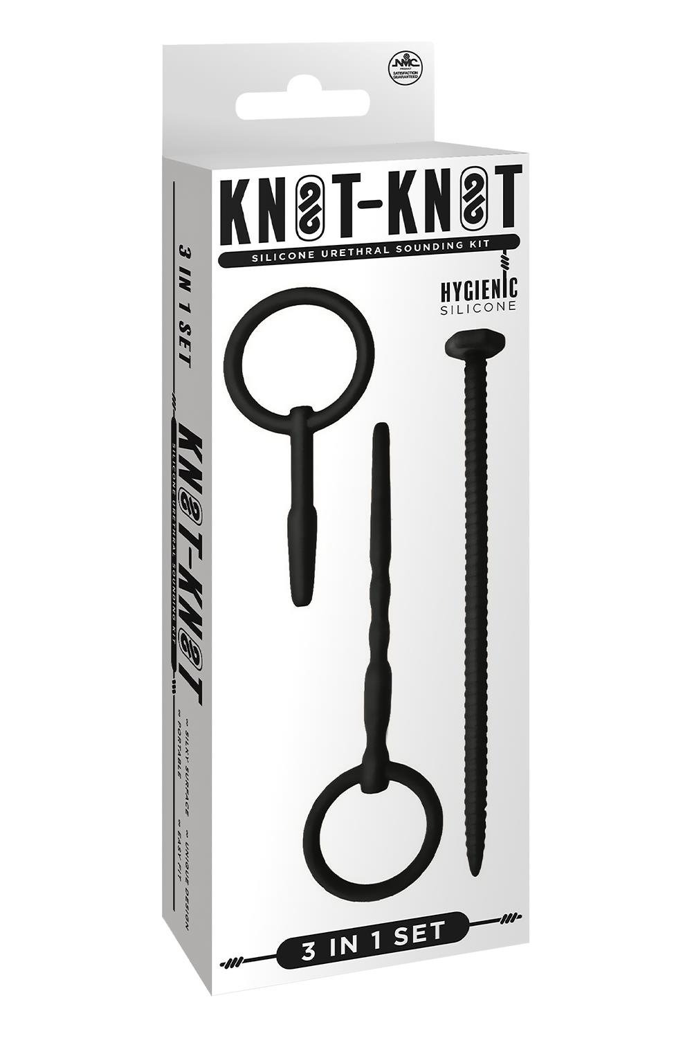абір уретральних катеторів NMC Knot Knot чорний, 3 шт