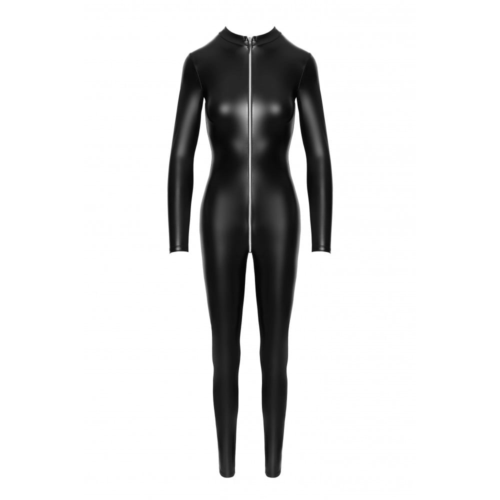 Комбінезон вініловий із змійкою Noir Handmade Powerwetlook Overall F293 размер L