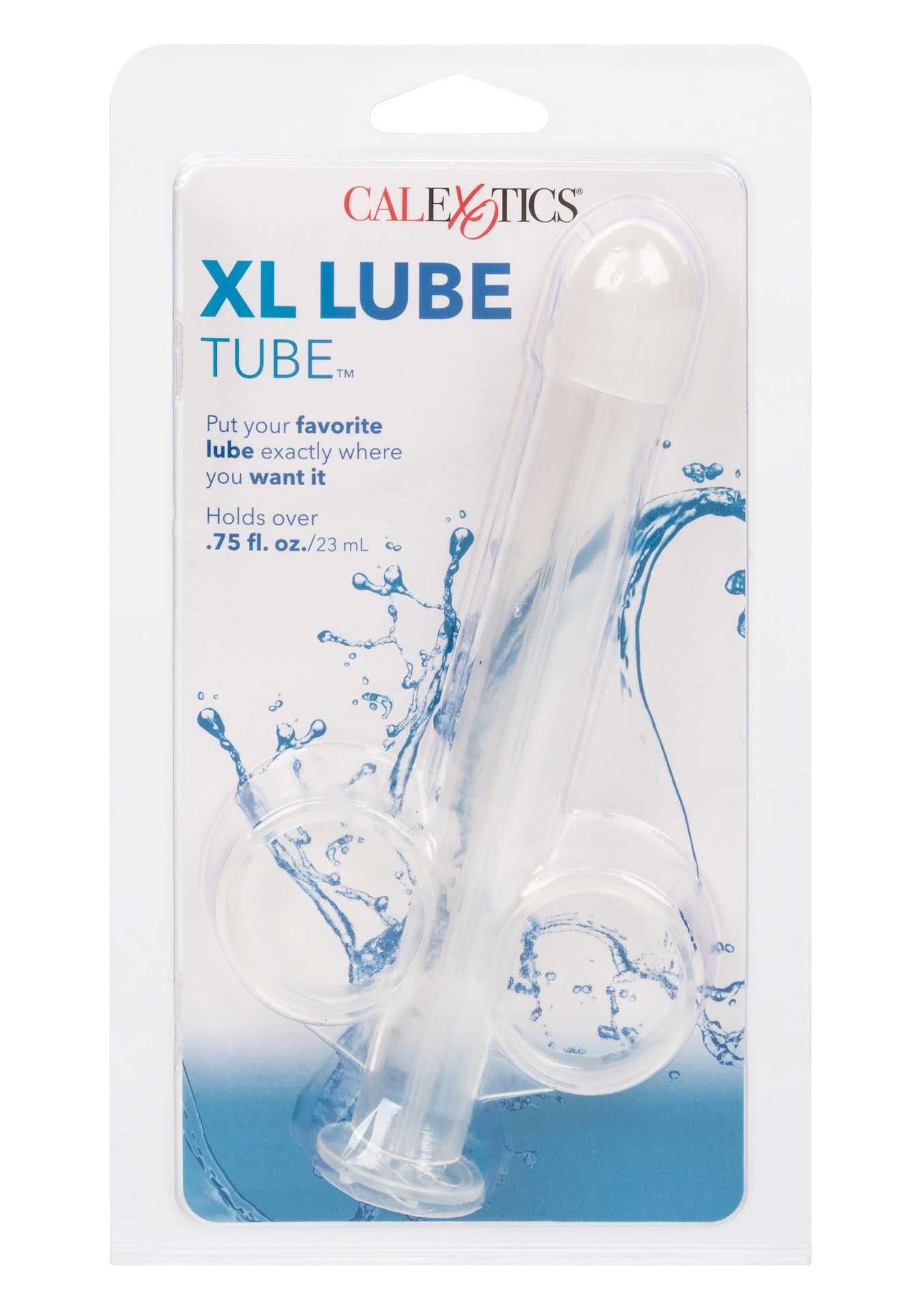 Шприц для спринцевания анальный душ XL Lube Tube CalExotics прозрачный, 10.2 х 2 см