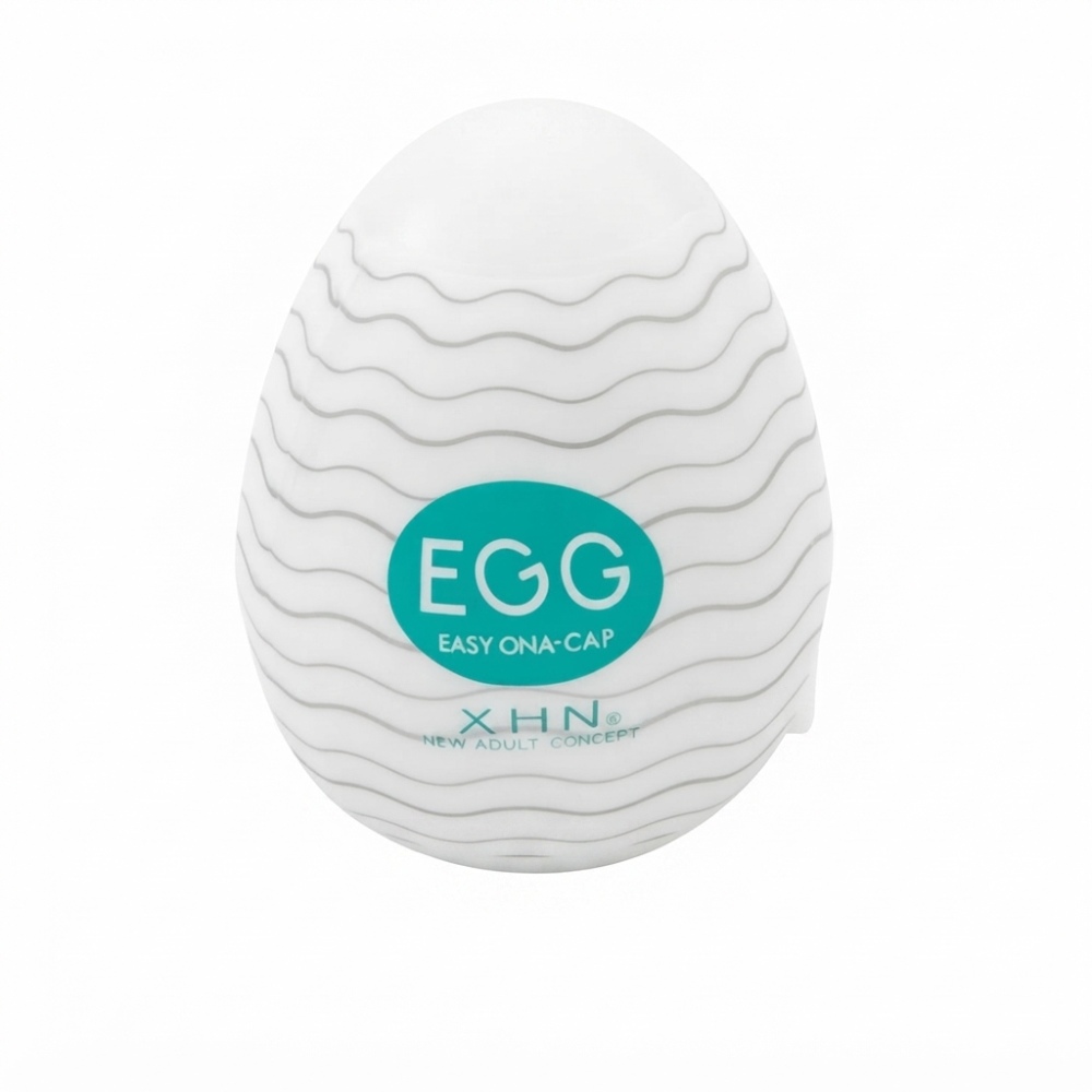 Мастурбатор-яйце з рельєфом XHN Egg Easy Ona-Cap, білий, 52 × 68 мм