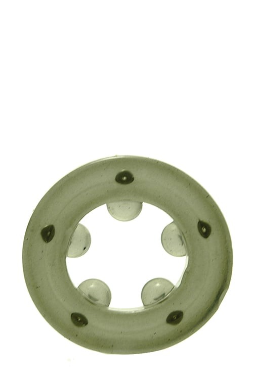 Ерекційне кільце із вбудованими магнітами Seven Creations Magnetic Cockring сіре