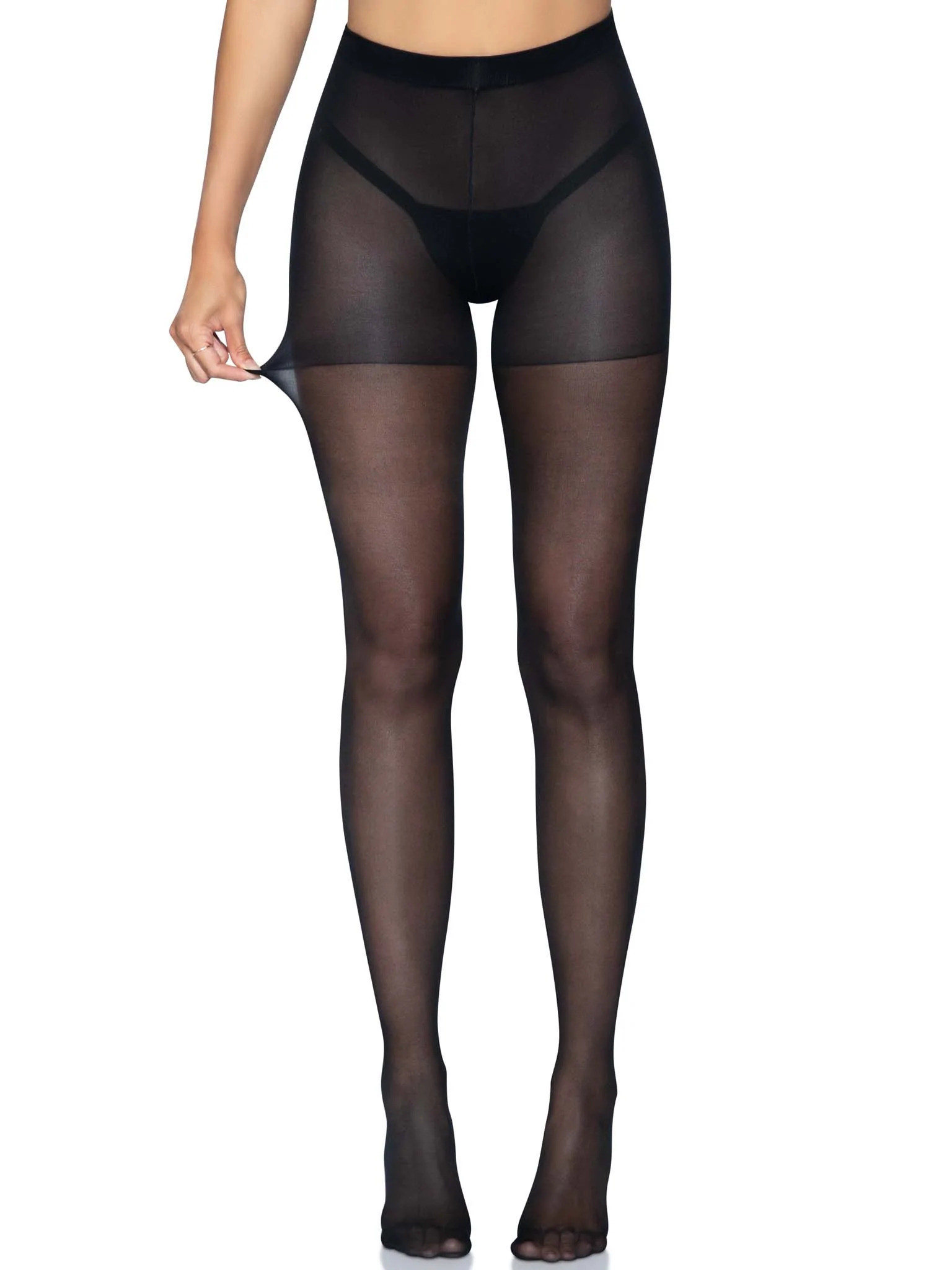 Прозорі колготки з відкритими сідницями Leg Avenue O/S