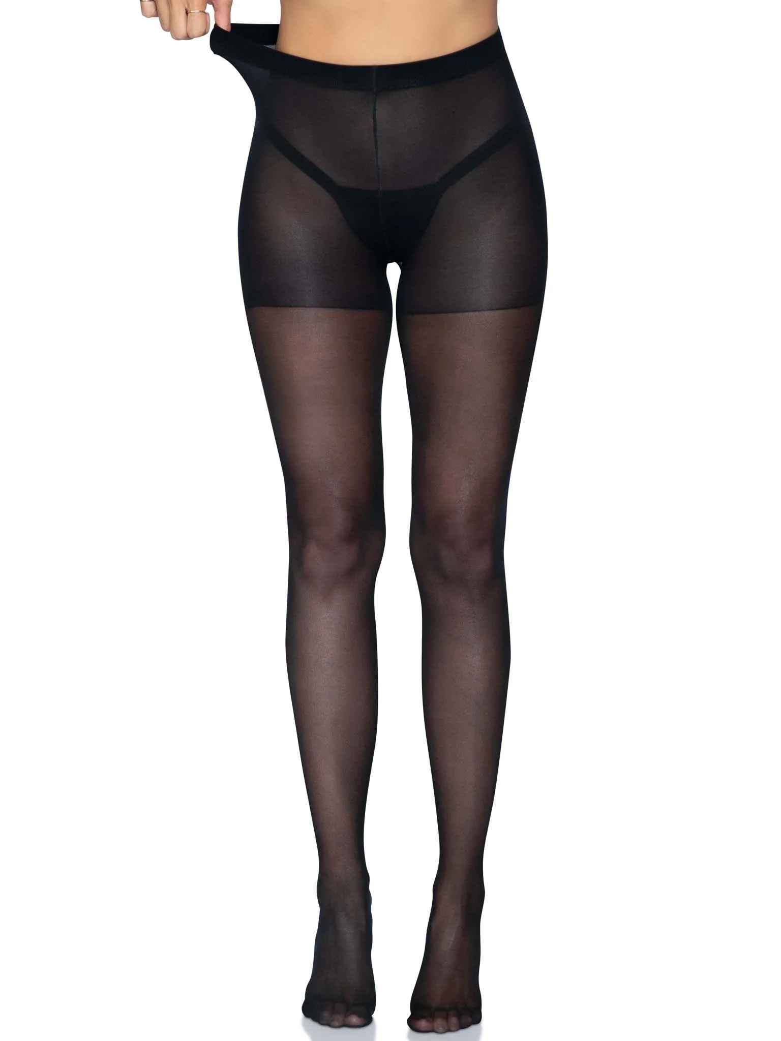 Прозорі колготки з відкритими сідницями Leg Avenue O/S