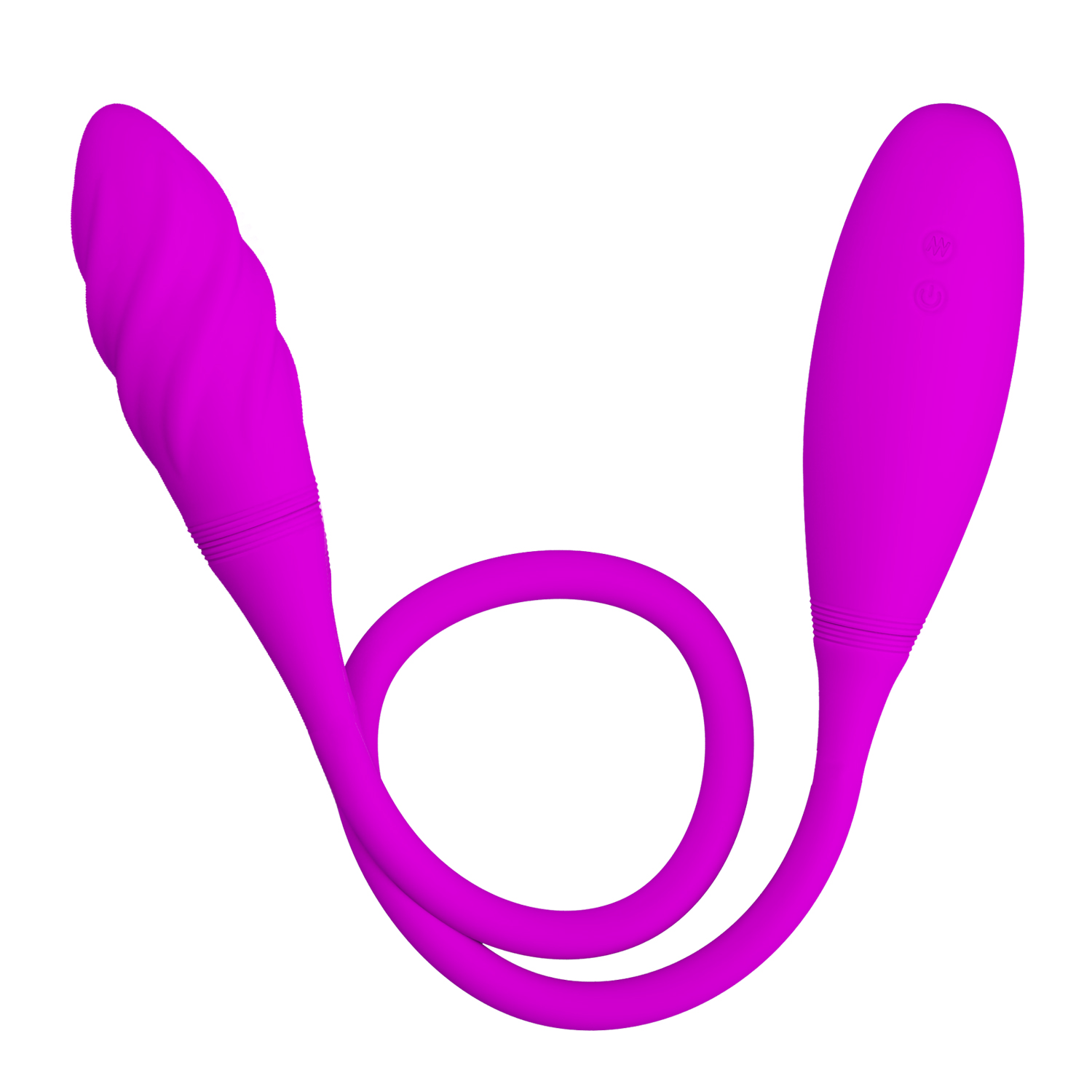 Двосторонній вібратор PRETTY LOVE Snaky Vibe, фіолетовий