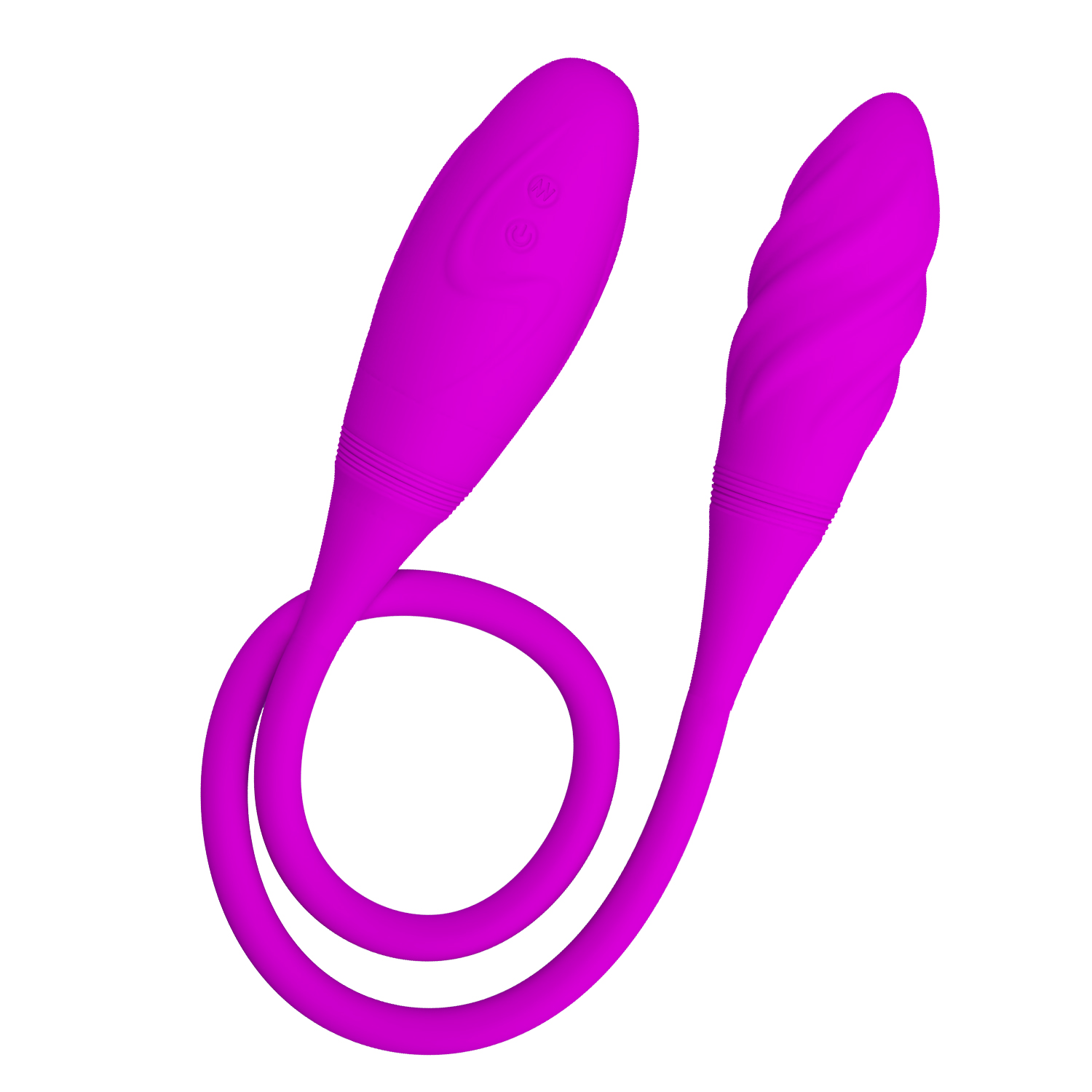 Двосторонній вібратор PRETTY LOVE Snaky Vibe, фіолетовий