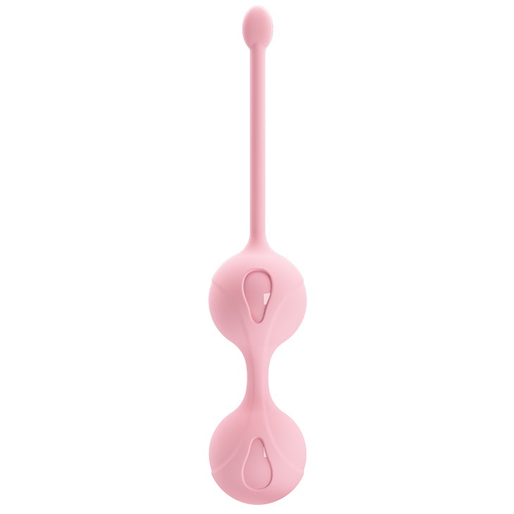 Вагінальні кульки ніжно-рожевого кольору Kegel tighten up2