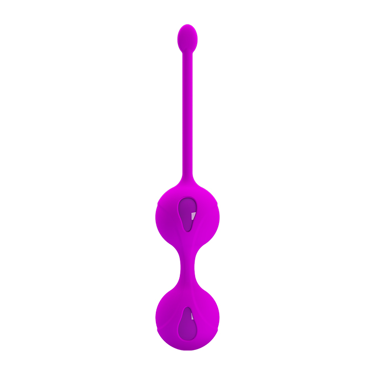 Вагінальні кульки PRETTY LOVE Kegel Tighten Up, фіолетові, 3.2 см