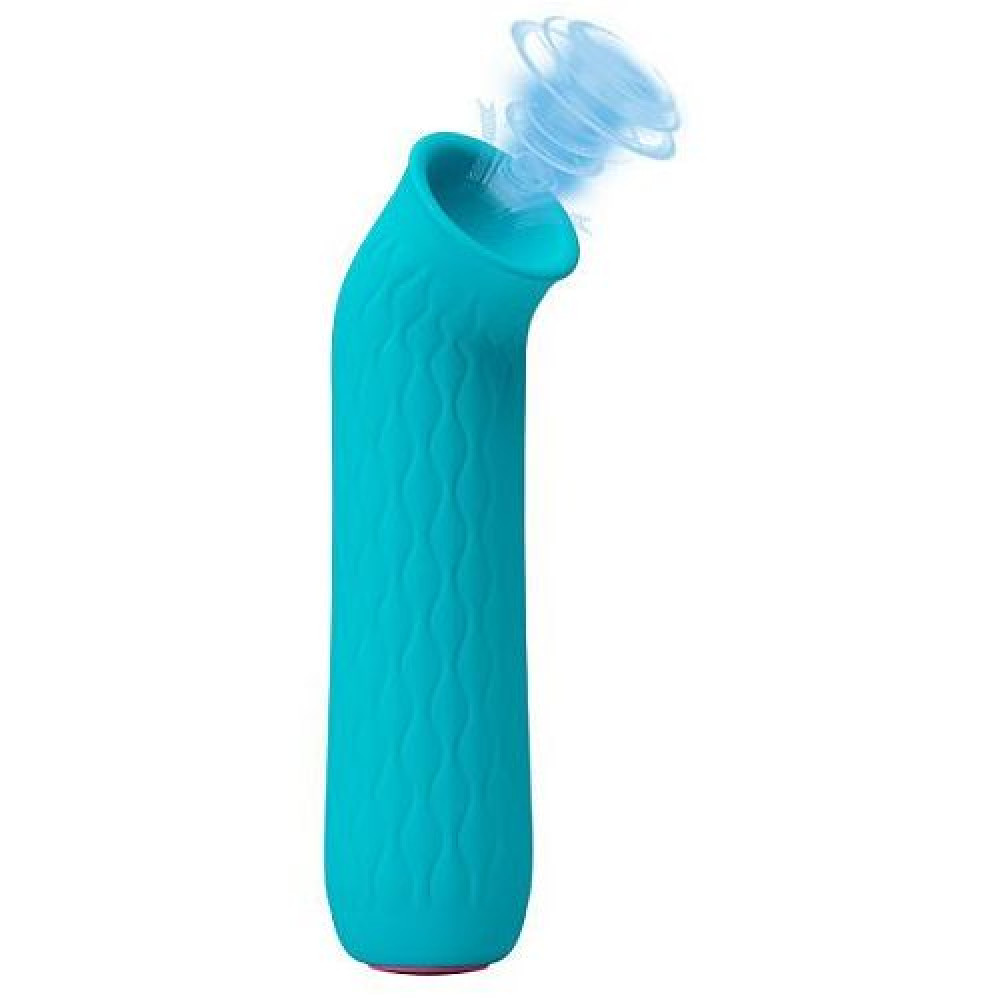 Вакуумний стимулятор Pretty Love Ford, блакитний, 11,6 × 2,3 см