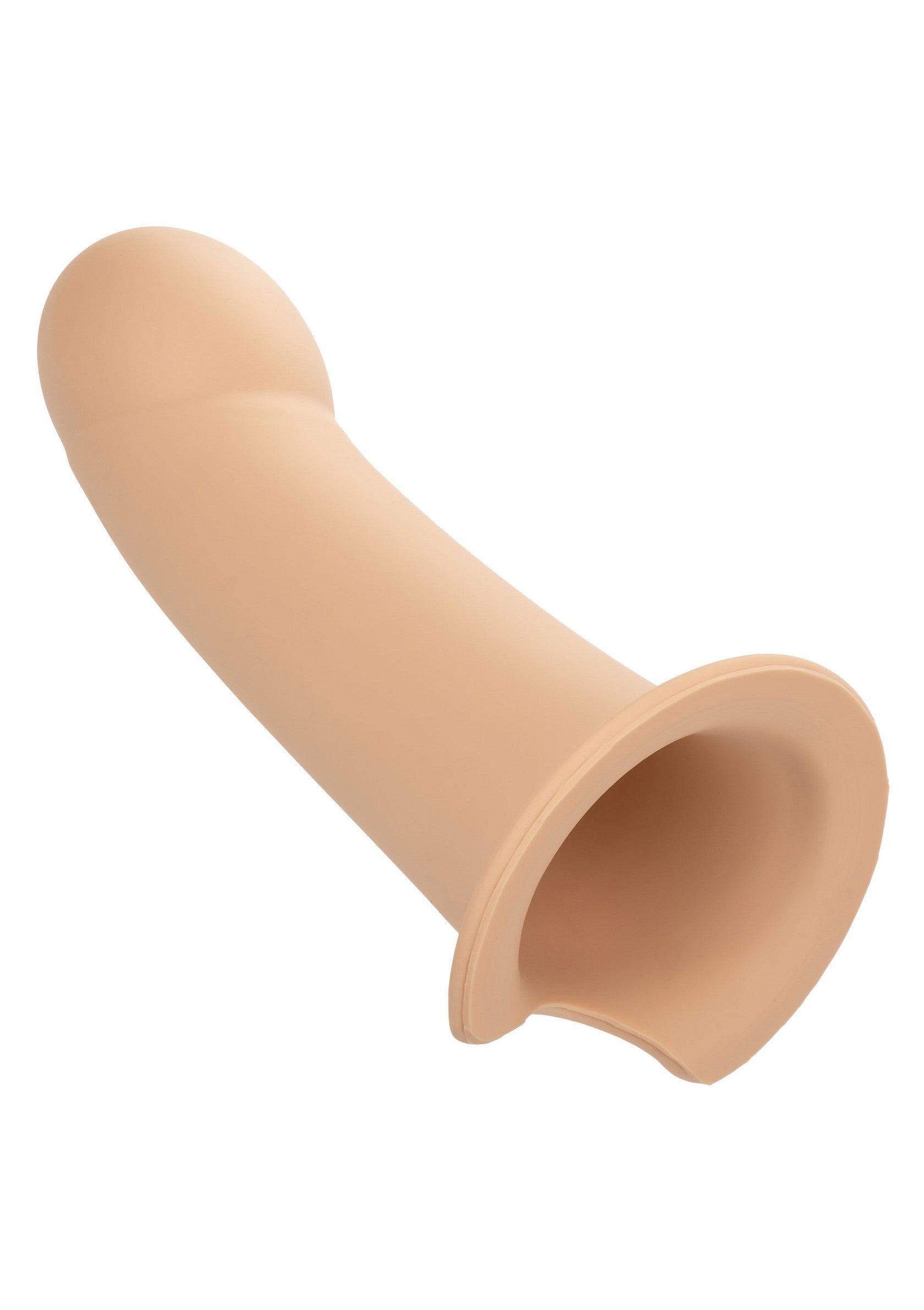 Полый фаллопротез с крепёжными ремнями CalExotics Performance Maxx, бежевый, 16 × 5 см