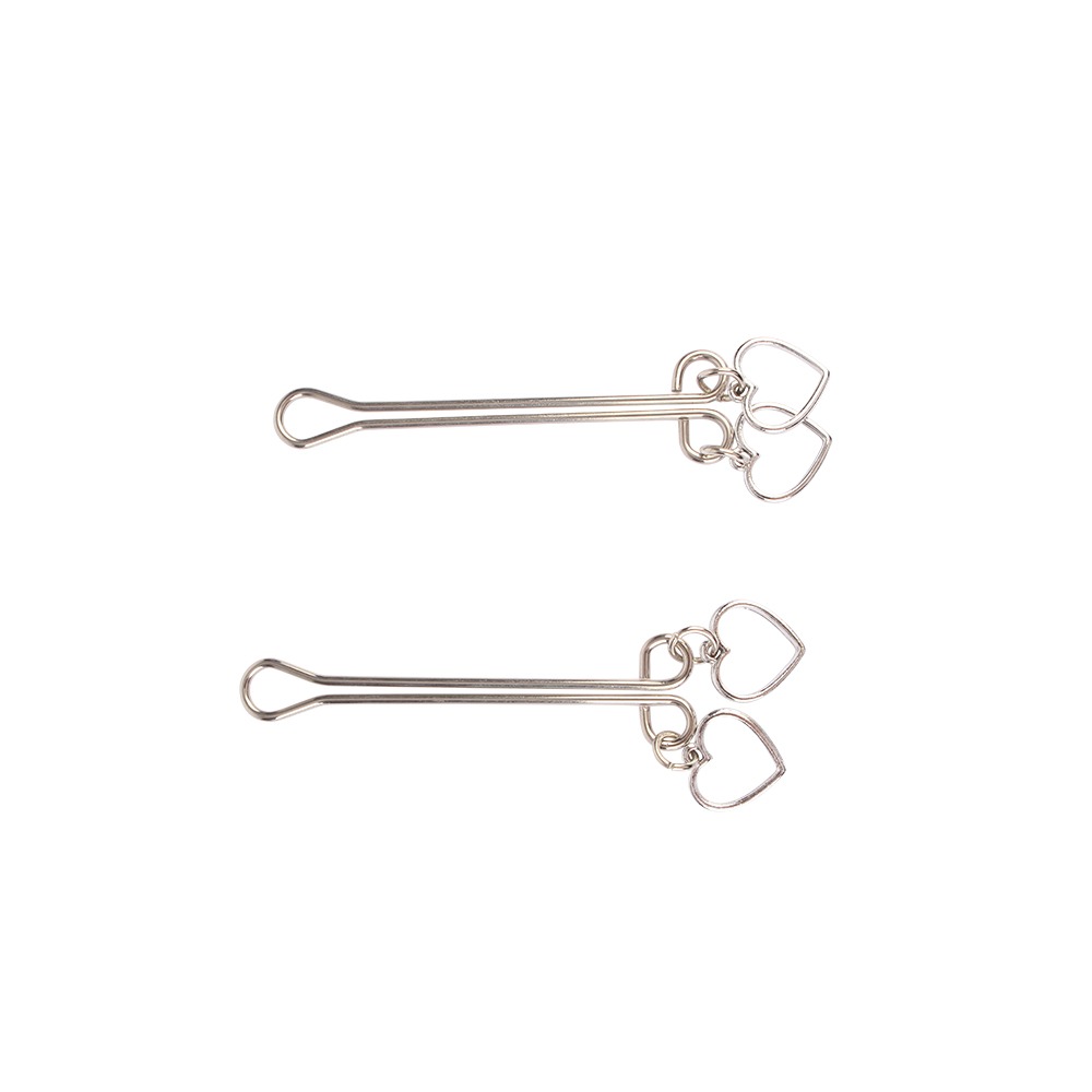 Затискачі на соски CHISA Senuelo Fetish Fantasy Heart Nipple Clamps у формі серця