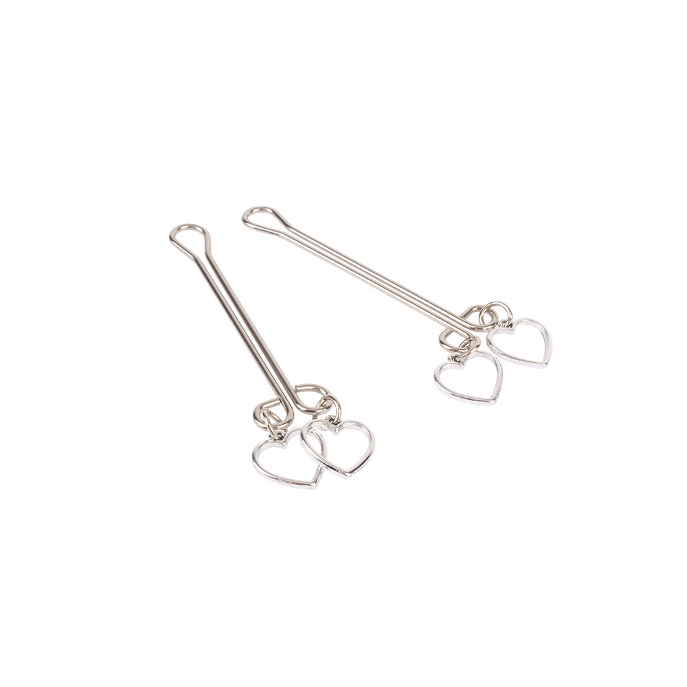 Затискачі на соски CHISA Senuelo Fetish Fantasy Heart Nipple Clamps у формі серця