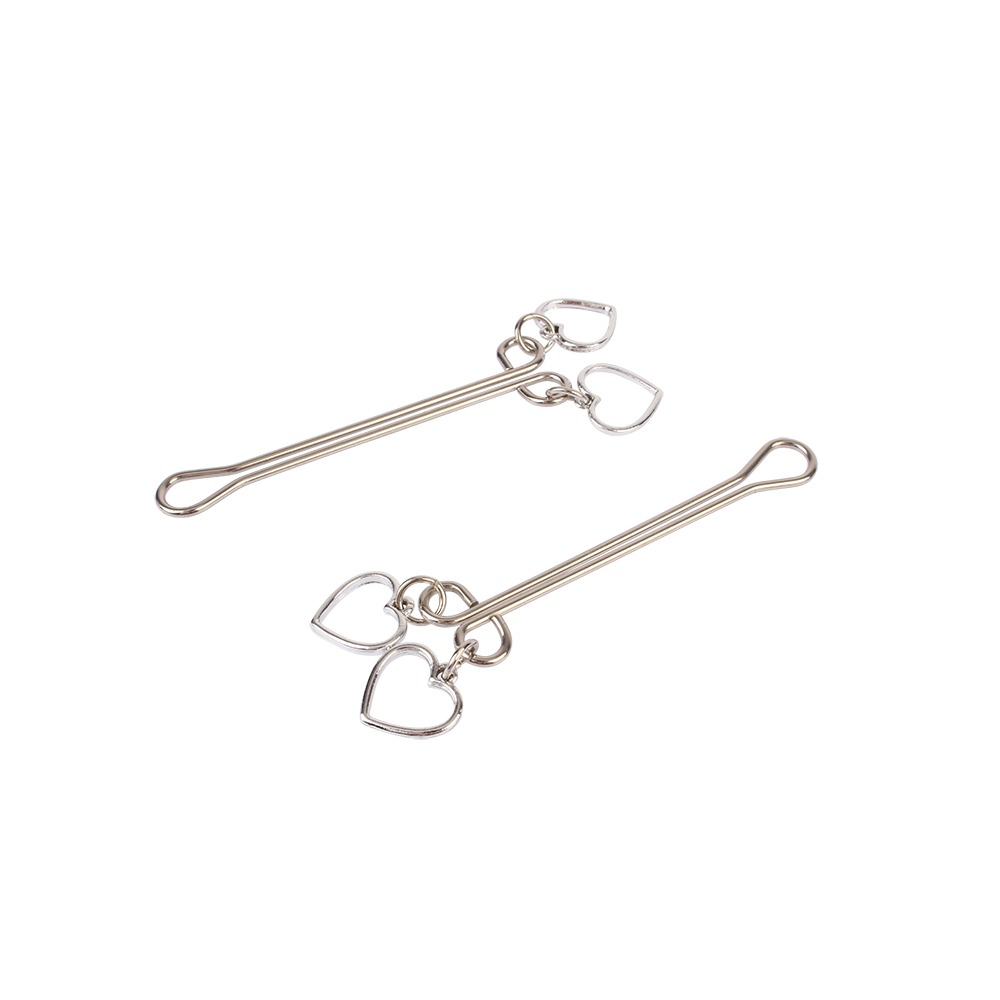 Затискачі на соски CHISA Senuelo Fetish Fantasy Heart Nipple Clamps у формі серця
