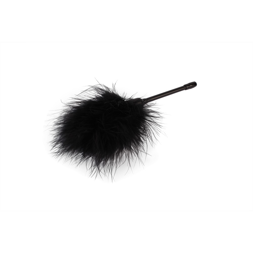 Пушок на длинной ручке CHISA Senuelo Pleasure Feather Tickler, черный