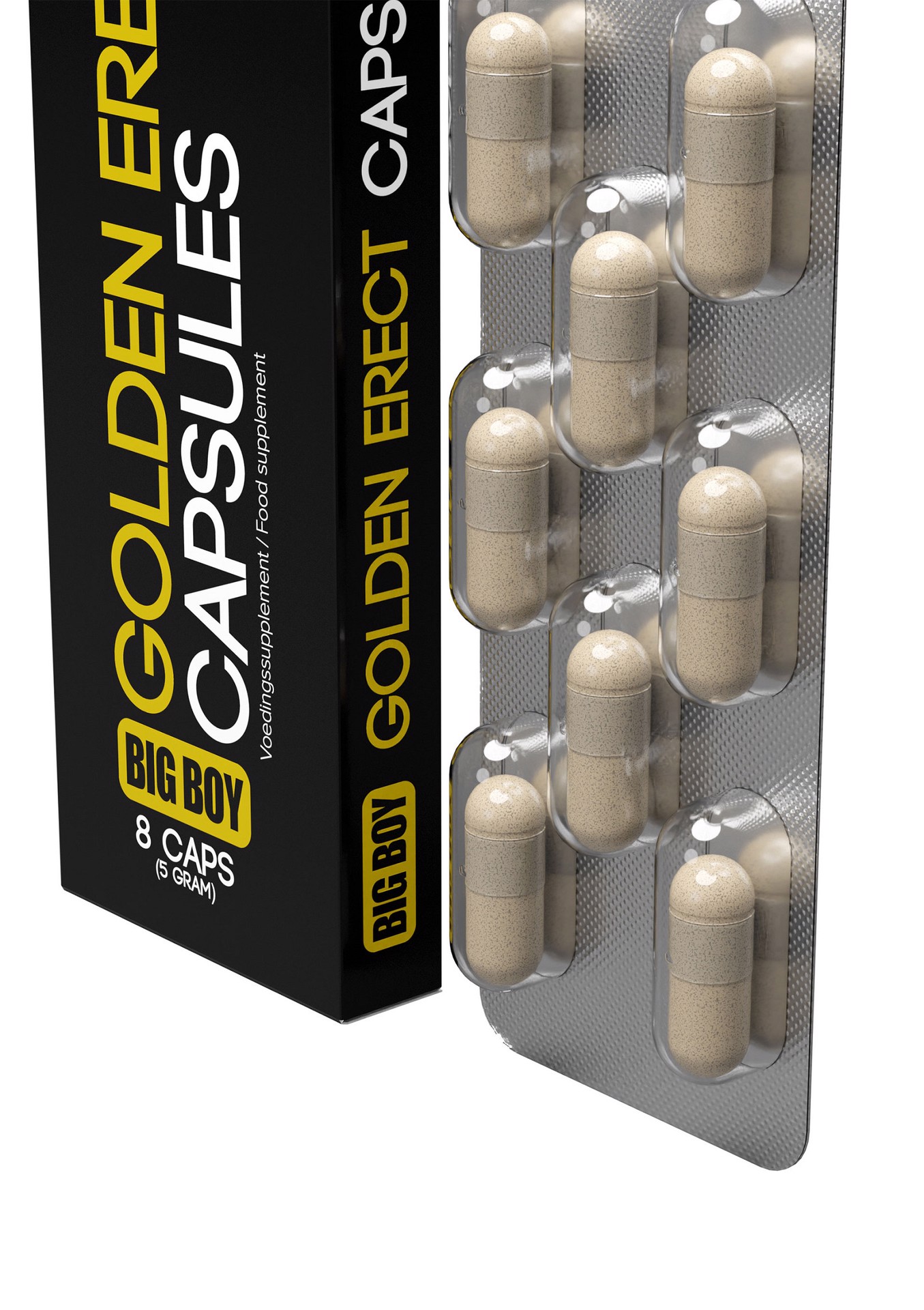 Таблетки для эрекции Cobeco Golden Erect (цена за упаковку, 8 капсул)
