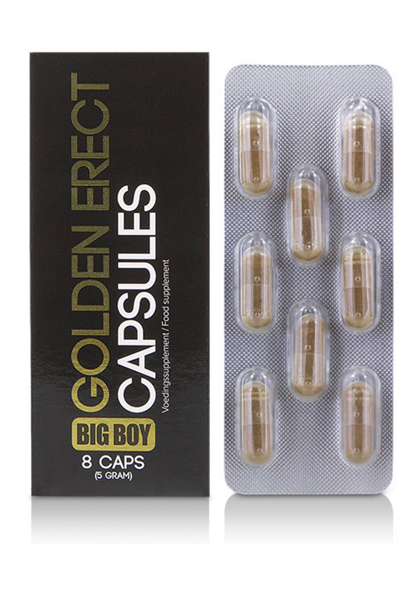 Таблетки для эрекции Cobeco Golden Erect (цена за упаковку, 8 капсул)