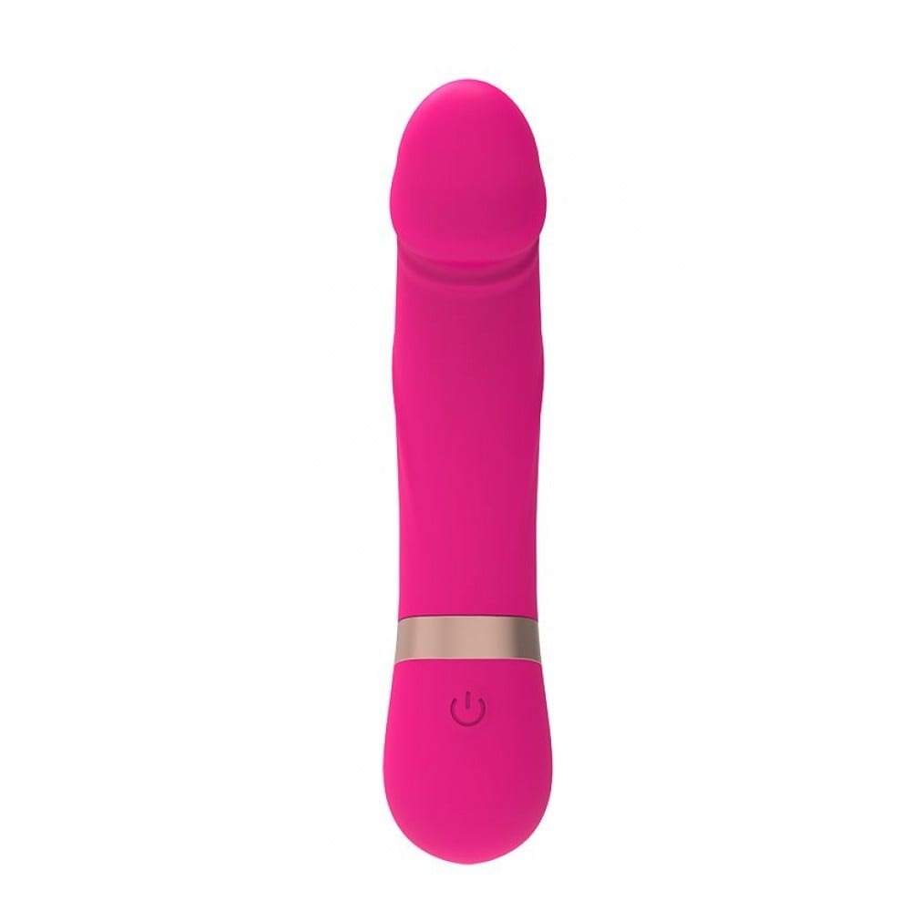 Вибратор-мини с изогнутой головкой Chisa M-Mello Dildo Vibe, розовый