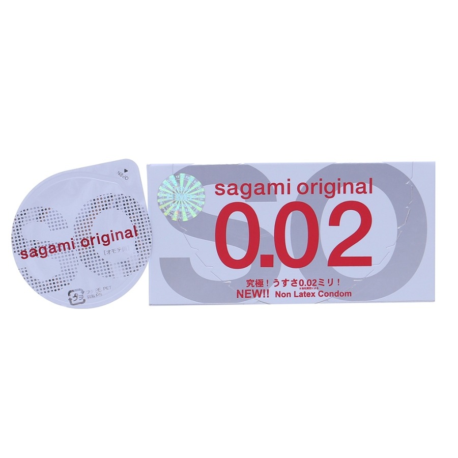 Японский ультратонкий презерватив Sagami 0.02 полиуретановый (цена за 1 шт.)