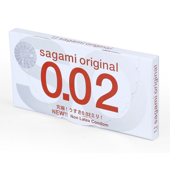 Японський ультратонкий презерватив Sagami 0.02 поліуретановий (ціна за 1 шт.)