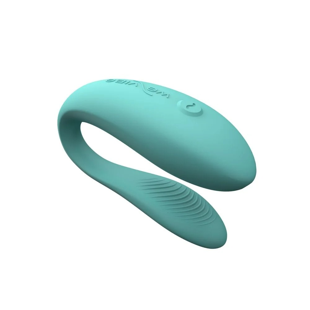 Инновационный смарт вибратор для пар Sync Lite We-Vibe, силиконовый, мятный