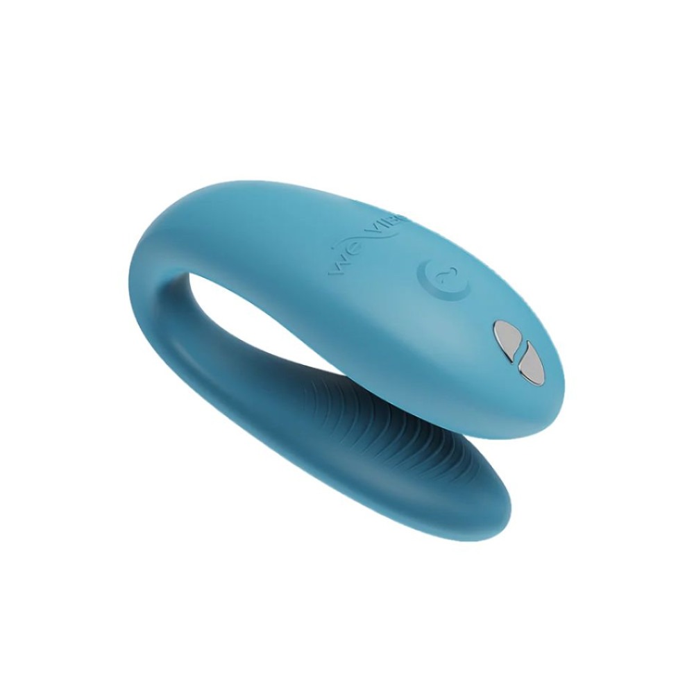 Смарт-вібратор для пар We-Vibe Sync Go Turquoise, блакитний