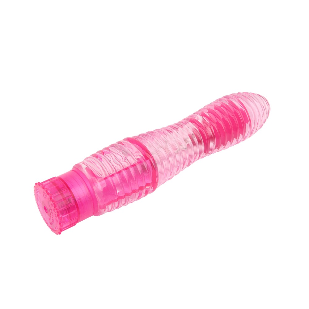 Вібратор рельєфний на батарейках Chisa Crystal Jellie, рожевий