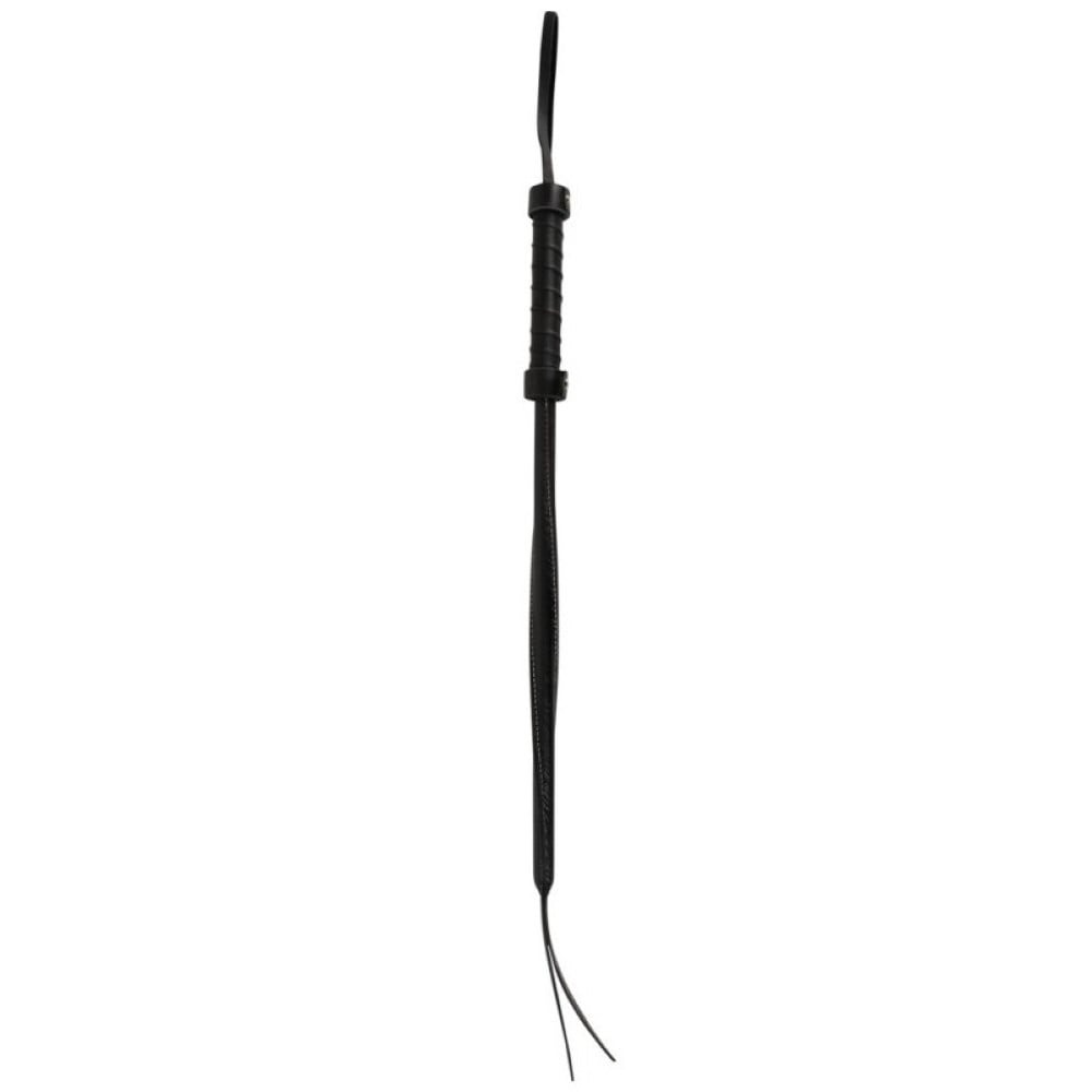 Батіг з роздвоєним кінчиком ZADO TOOLS шкіряний, чорний, 68 см