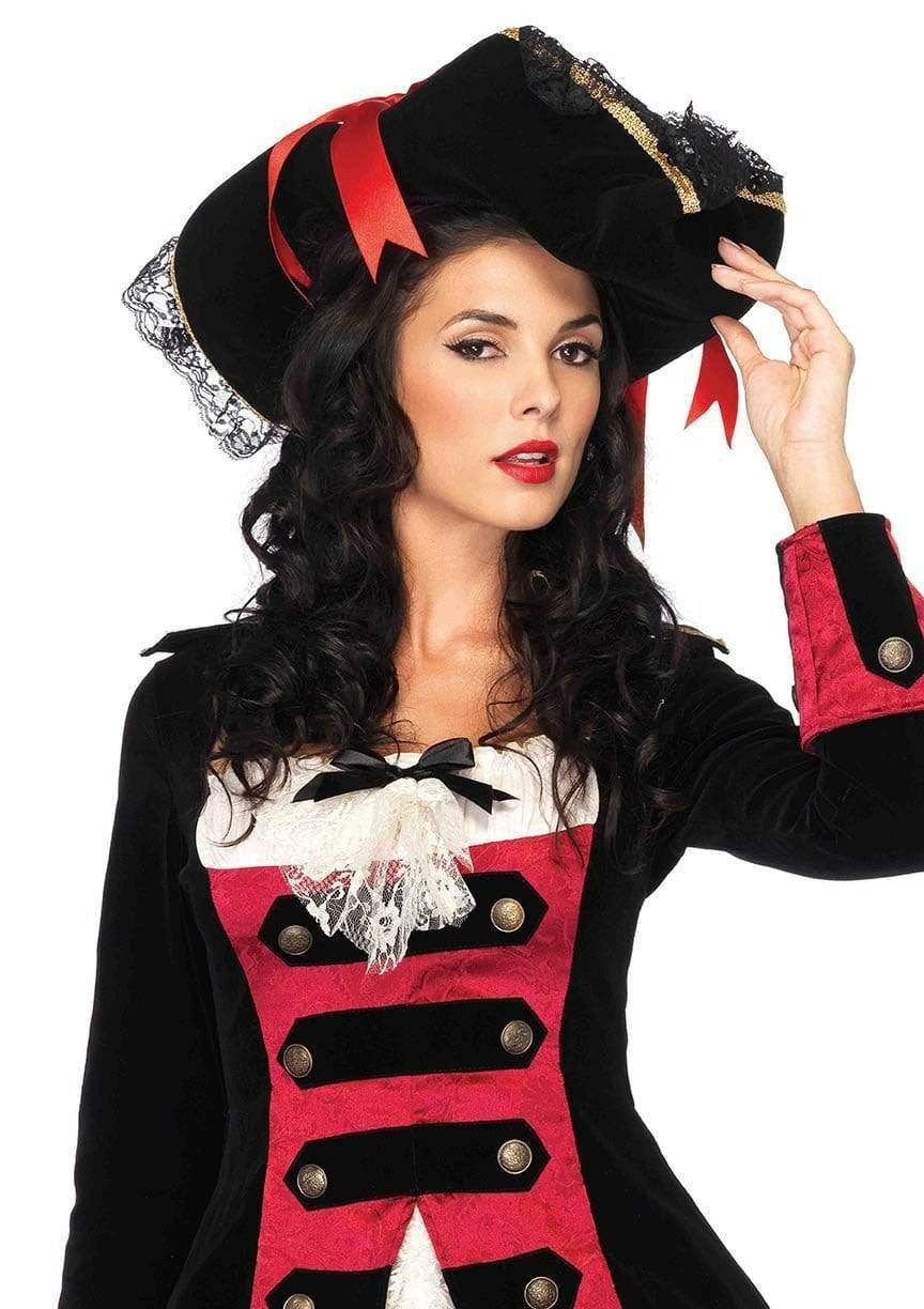 Капелюх пірата жіночий Swashbuckler Pirate Hat від Leg Avenue, чорний