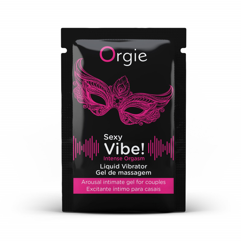 САШЕТ Рідкий вібратор Orgie SEXY VIBE посилення оргазму, 1 мл