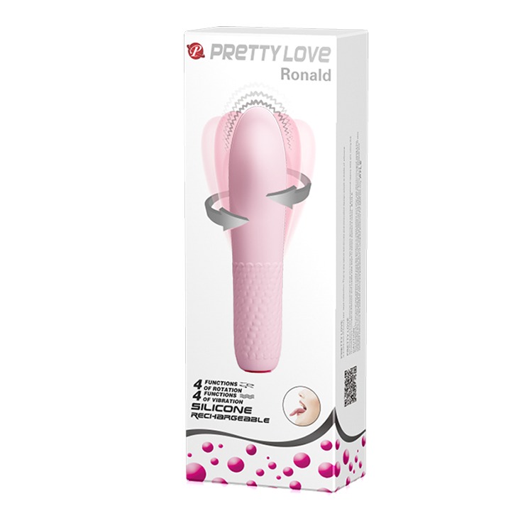 Вібратор універсальний з ротацією Pretty Love Burke рожевий