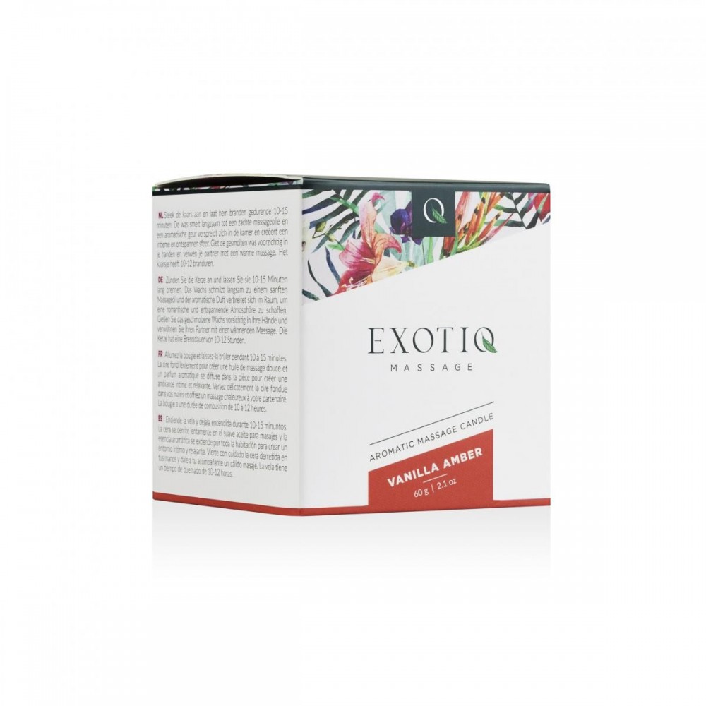 Масажна Свічка Exotiq Massage Candle Vanilla Amber - 60 мл