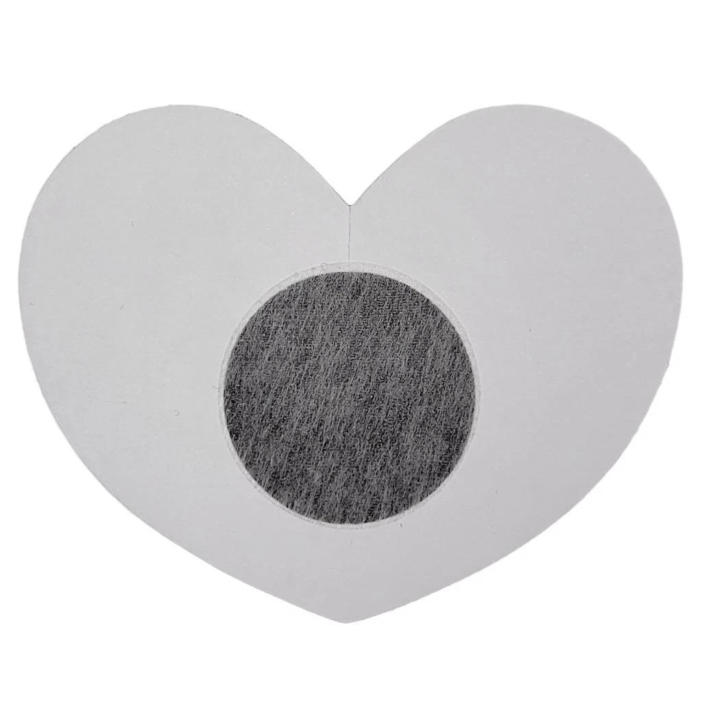 Наклейки на соски у формі серця Be Wicked Heart Nipple Stickers чорні, 3 пари