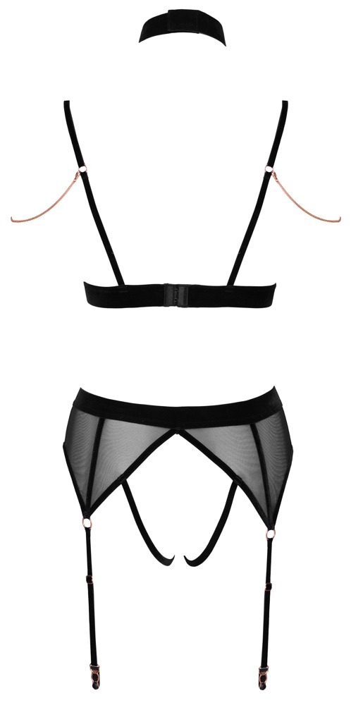 Комплект білизни Abierta Fina Bra Set Velvet M