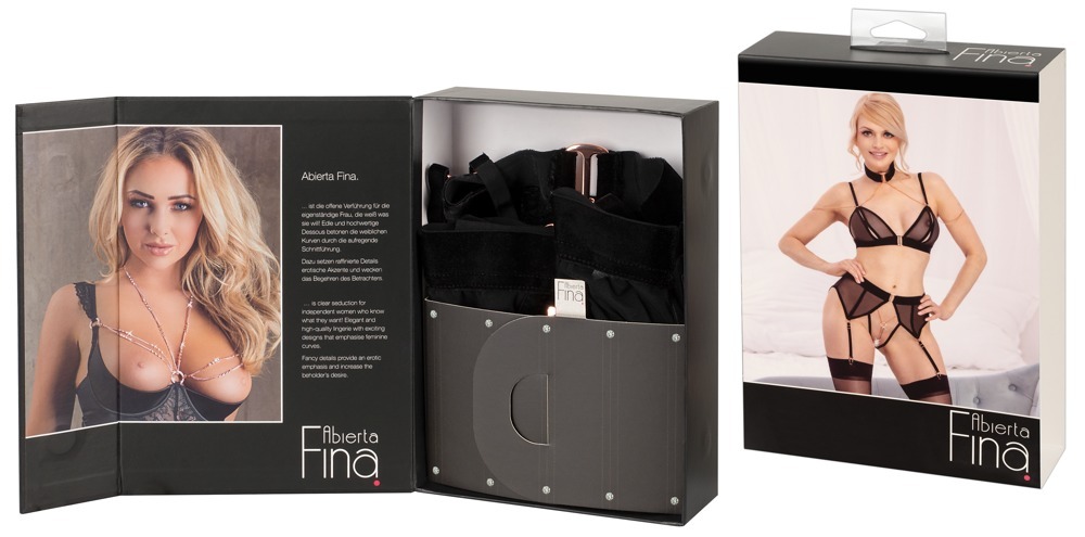Комплект білизни Abierta Fina Bra Set Velvet M