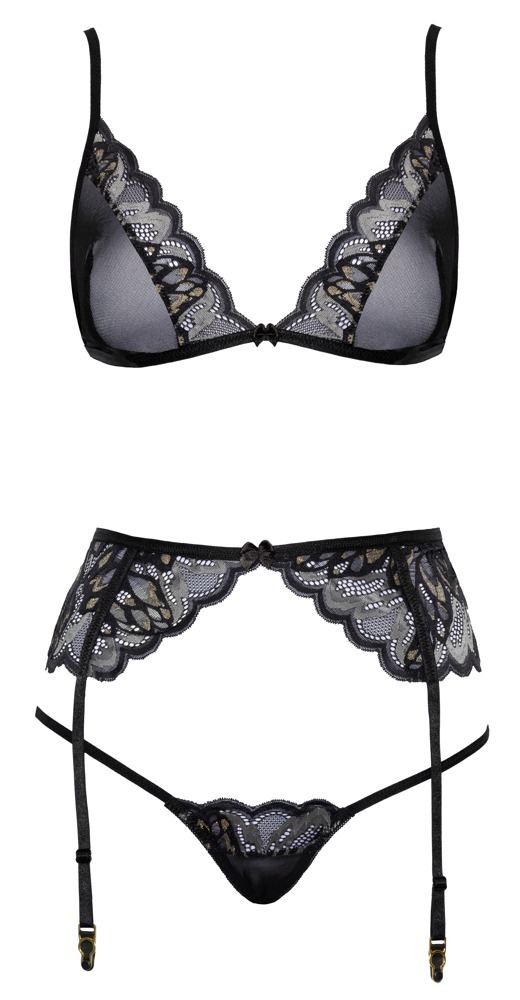 Мереживний комплект Kissable Suspender L/XL