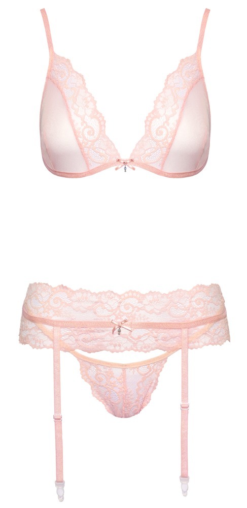 Сексуальний комплект із поясом Kissable Suspender set S/M