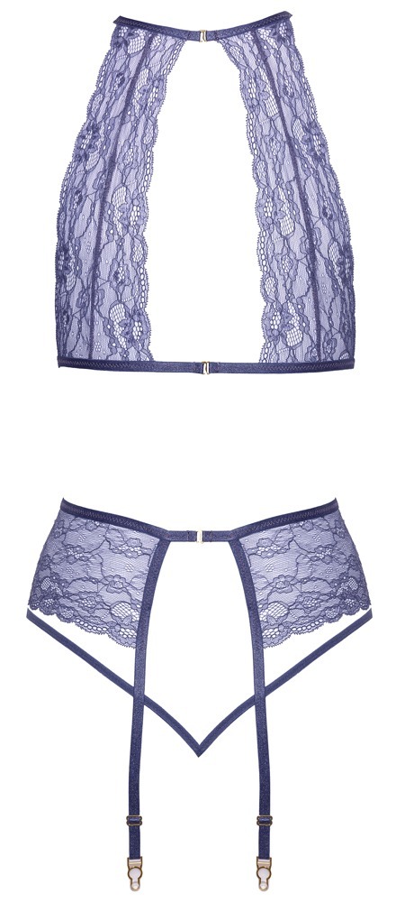 Комплект сексуальний Kissable Suspender Set S/M