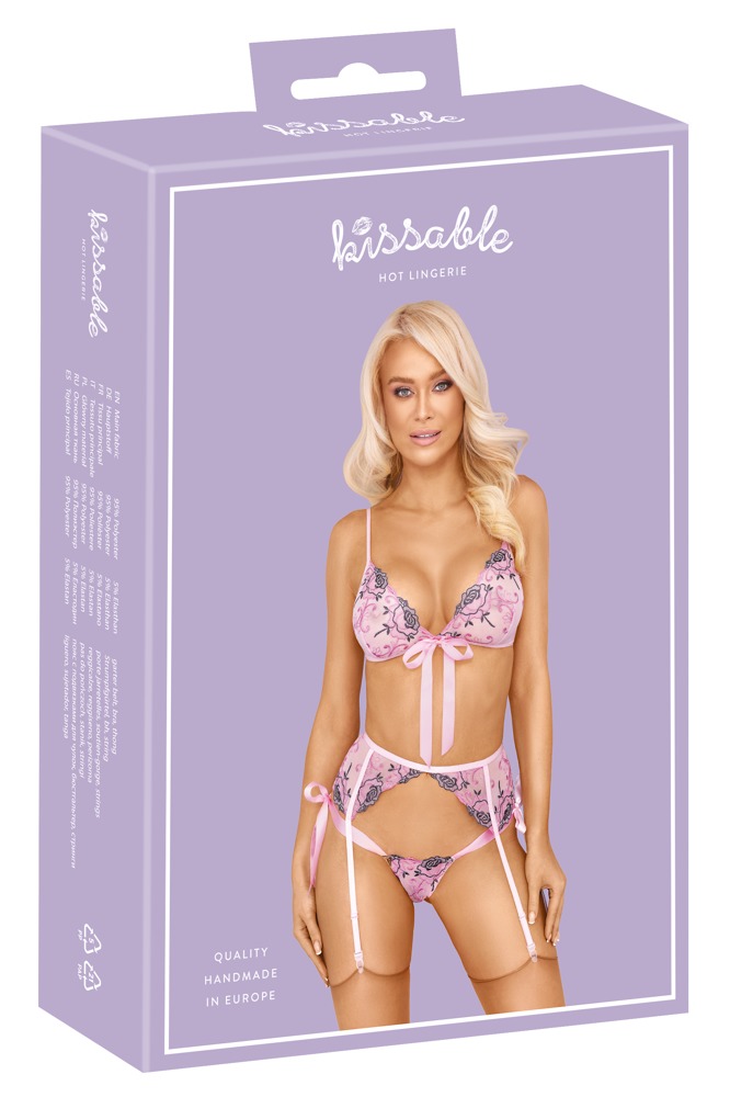 Комплект білизни Bra Set Embroidery L/XL