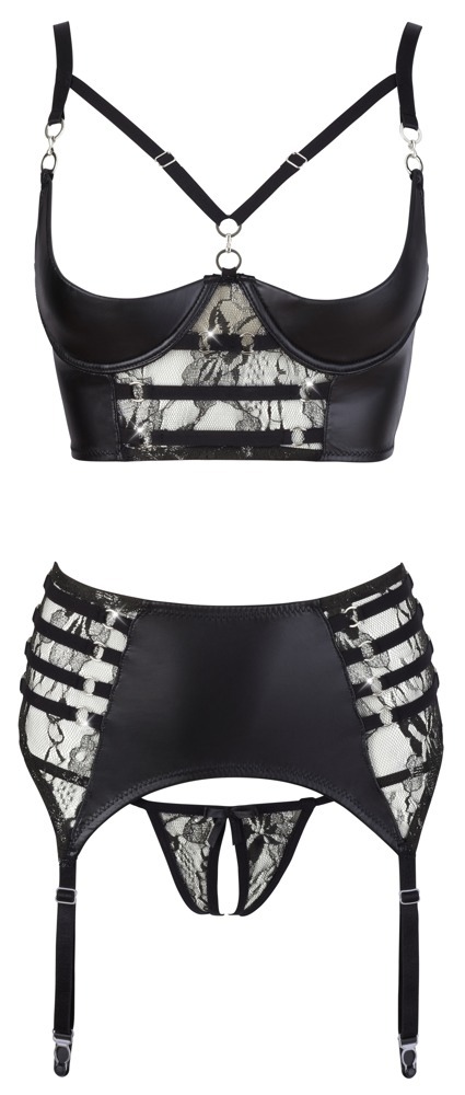 Комплект білизни Shelf Bra Suspender Set 85B/L