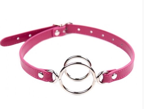 Кляп DS Fetish Metal gag rosa